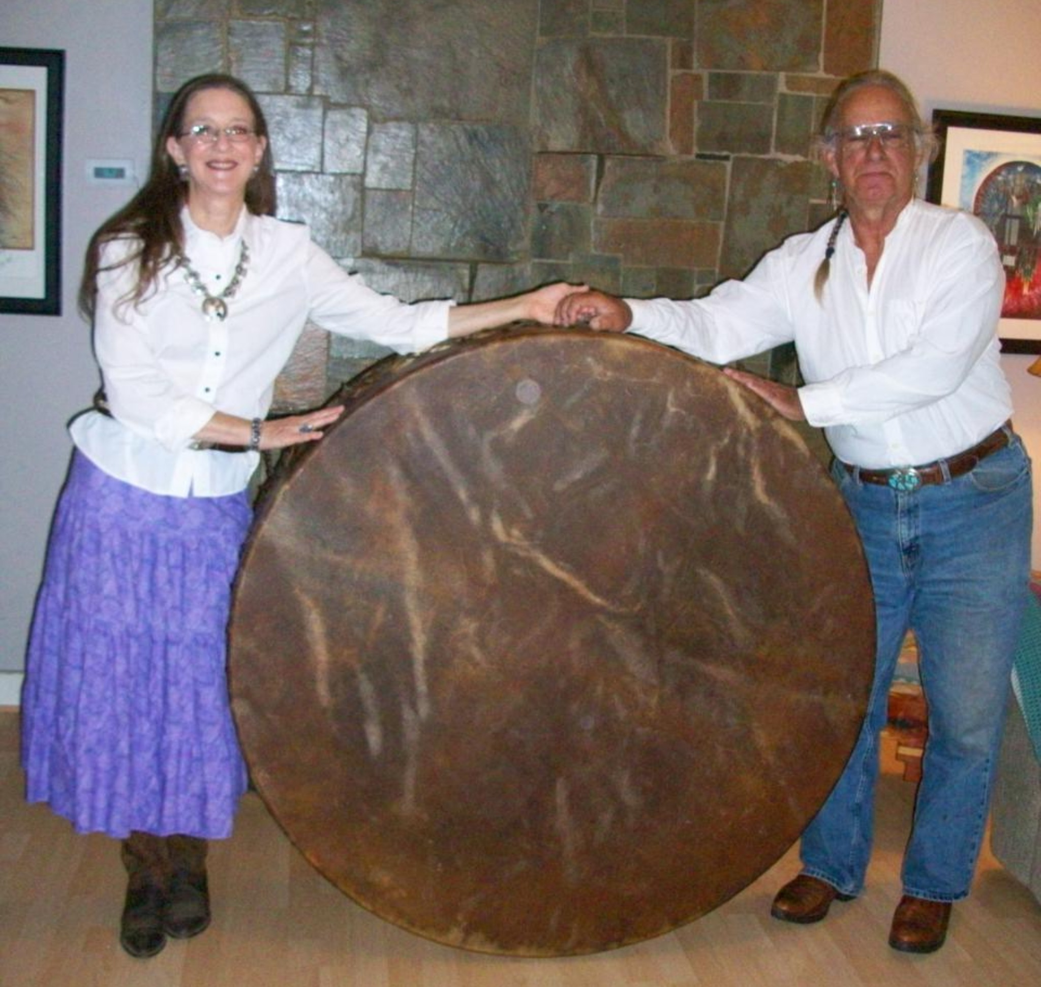 Largest Native American Powwow Drum built by The Drum People